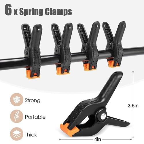 8x5ft T-Shape Backdrop Stand, Adjustable Background Support Stand Kit, 8 x 5 ft