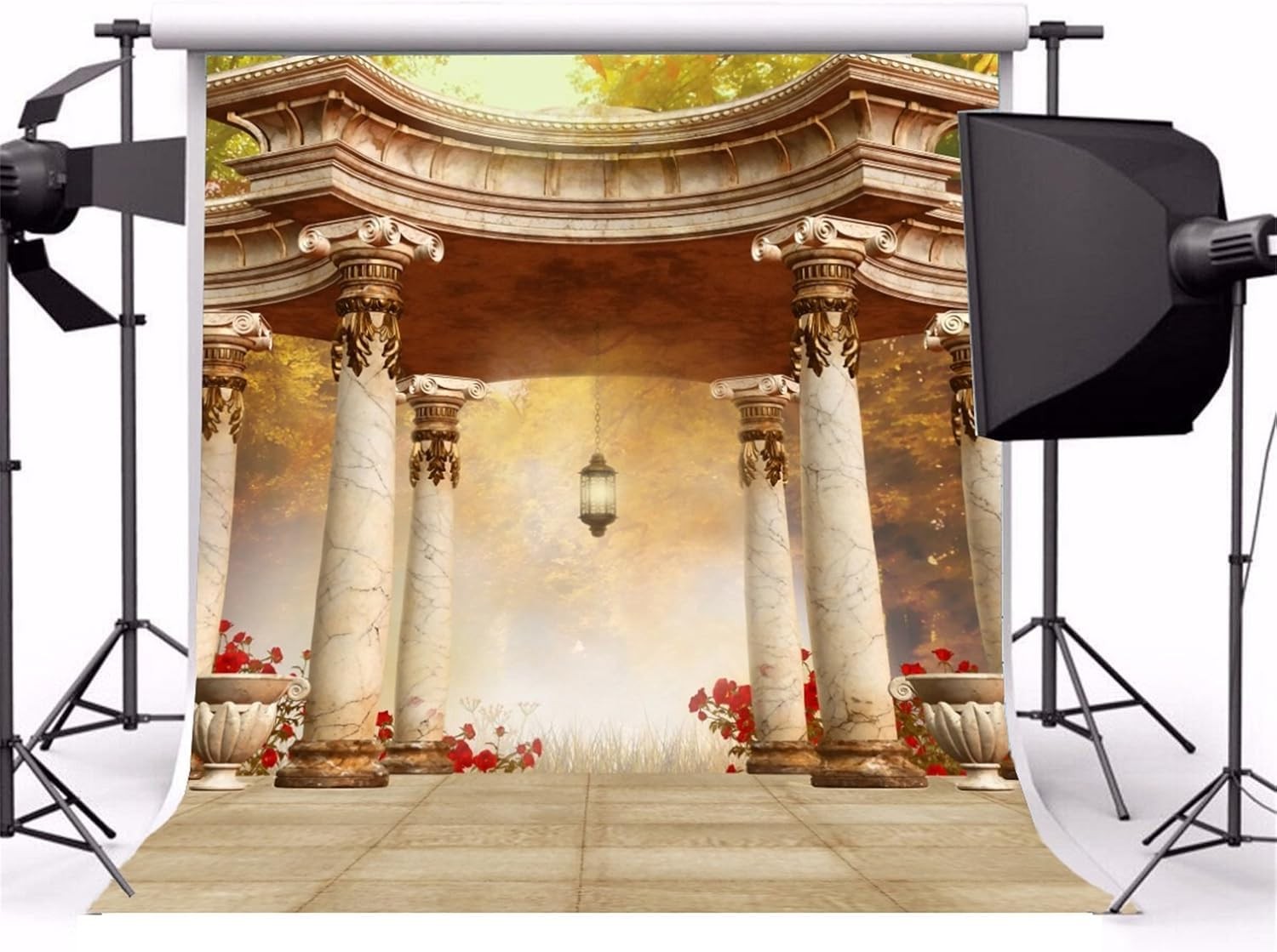 AOFOTO 8x8ft Romantic Wedding Royal Gazebo Background Classic Gloriette Photo…