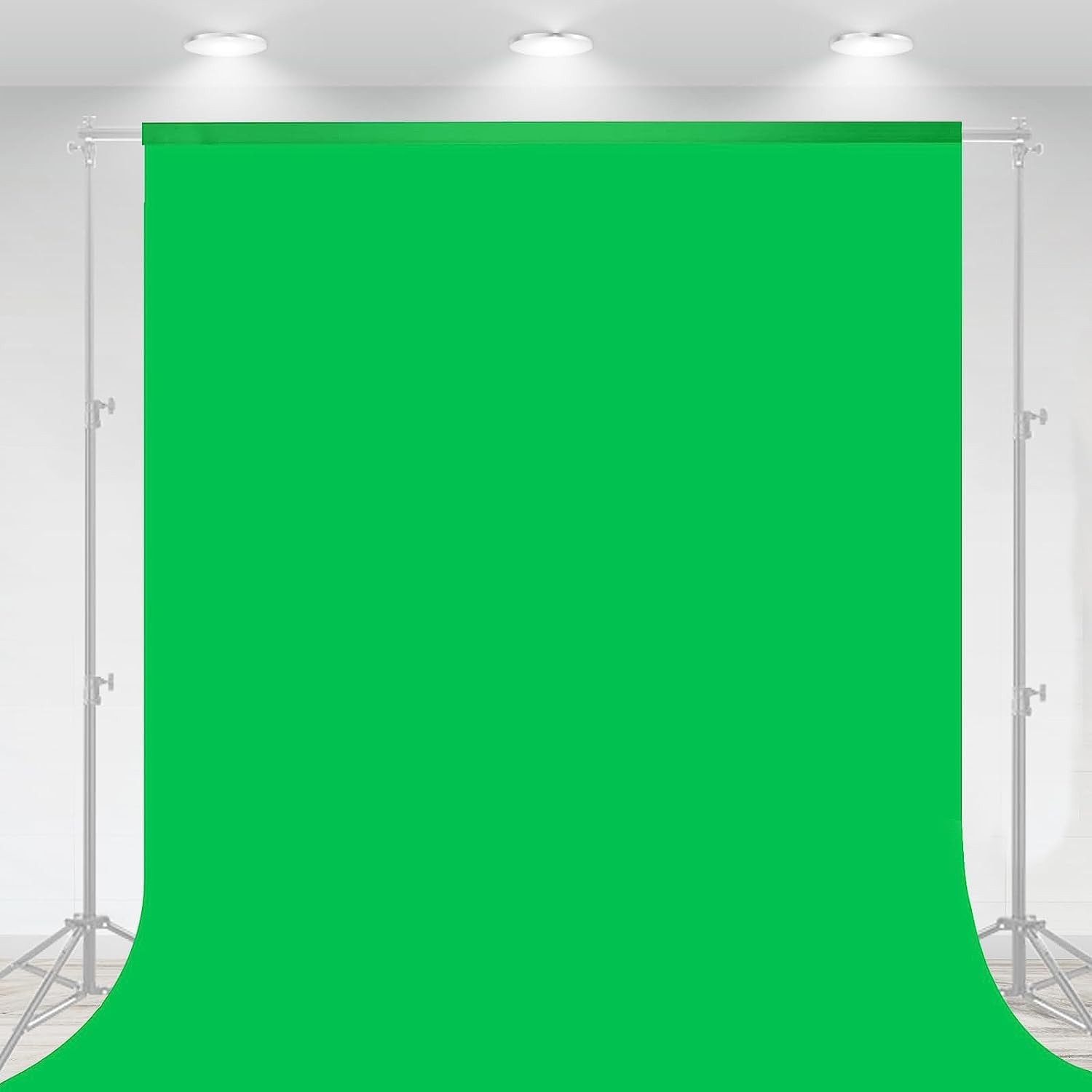 10×7 FT Green Screen Backdrop Photography Chromakey Virtual Background Sheet