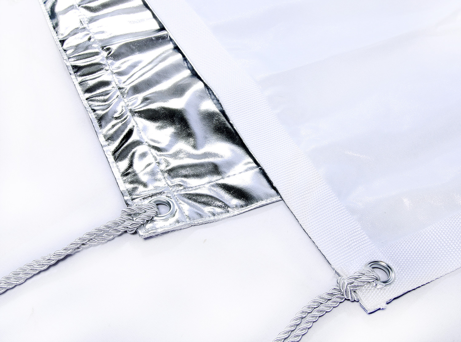 4×4′ 48×48” 120x120cm Silver Reflector Cloth overhead butterfly reflect bounce