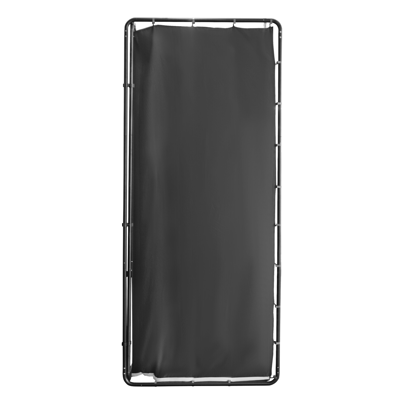Photography Backdrop Stand Background Decor With Black Cloth Foldable Structure