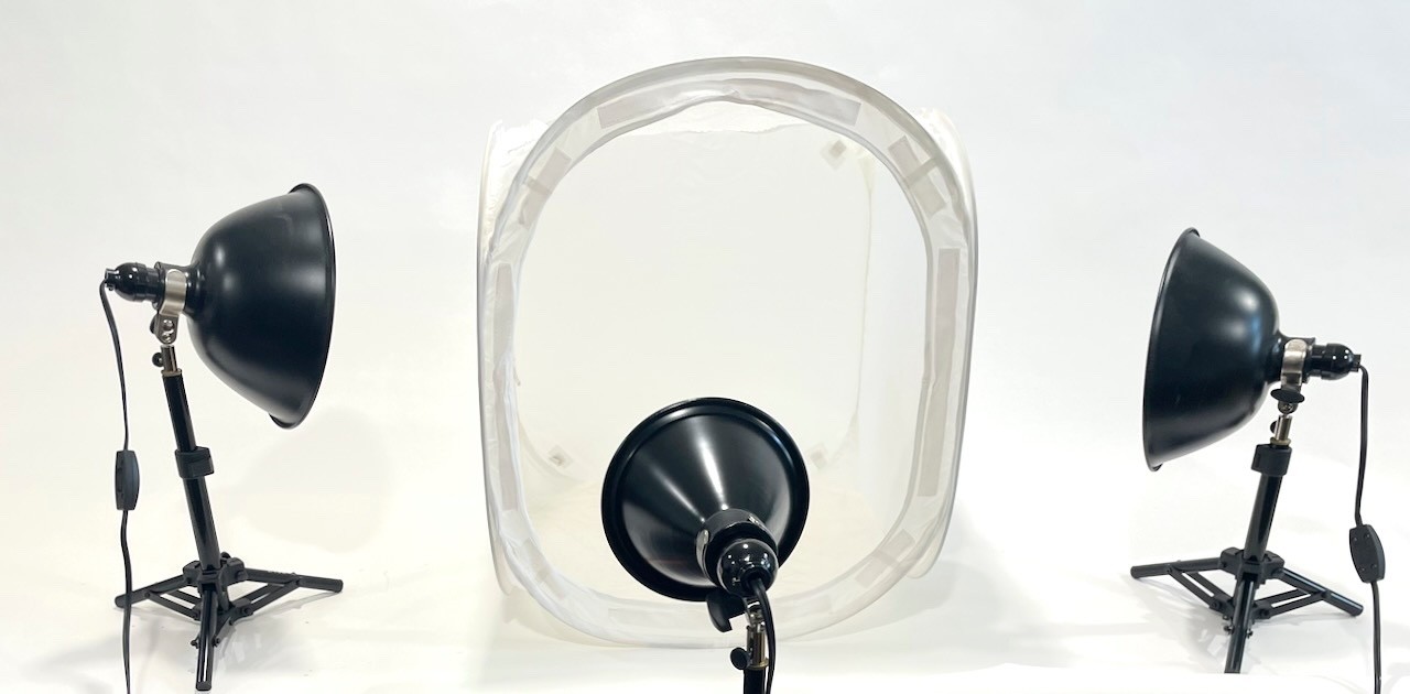 🌟 EZ CUBE TABLE TOP STUDIO – COMPLETE PROFESSIONAL LIGHTING & PHOTOGRAPHY KIT