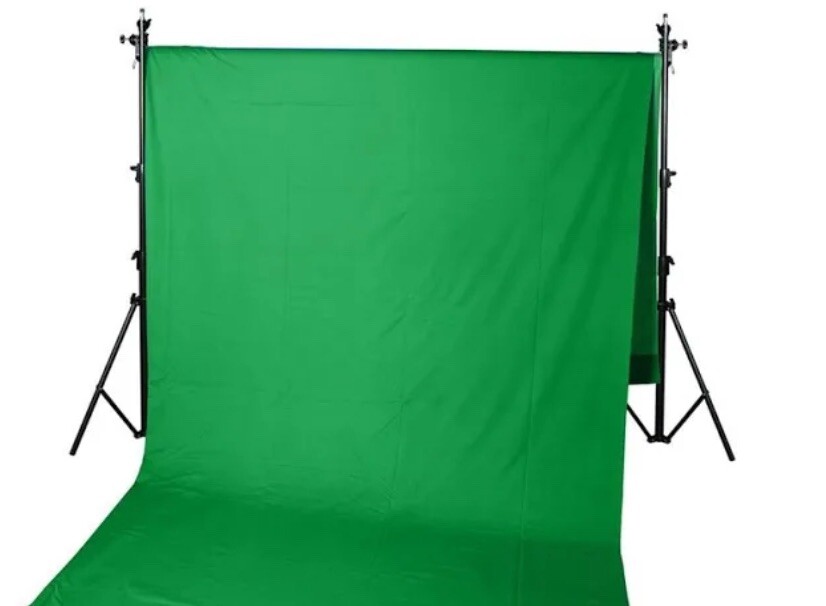 Green Screen Backdrop Background W/adjustable Stand by Chroma-Key 10×12’