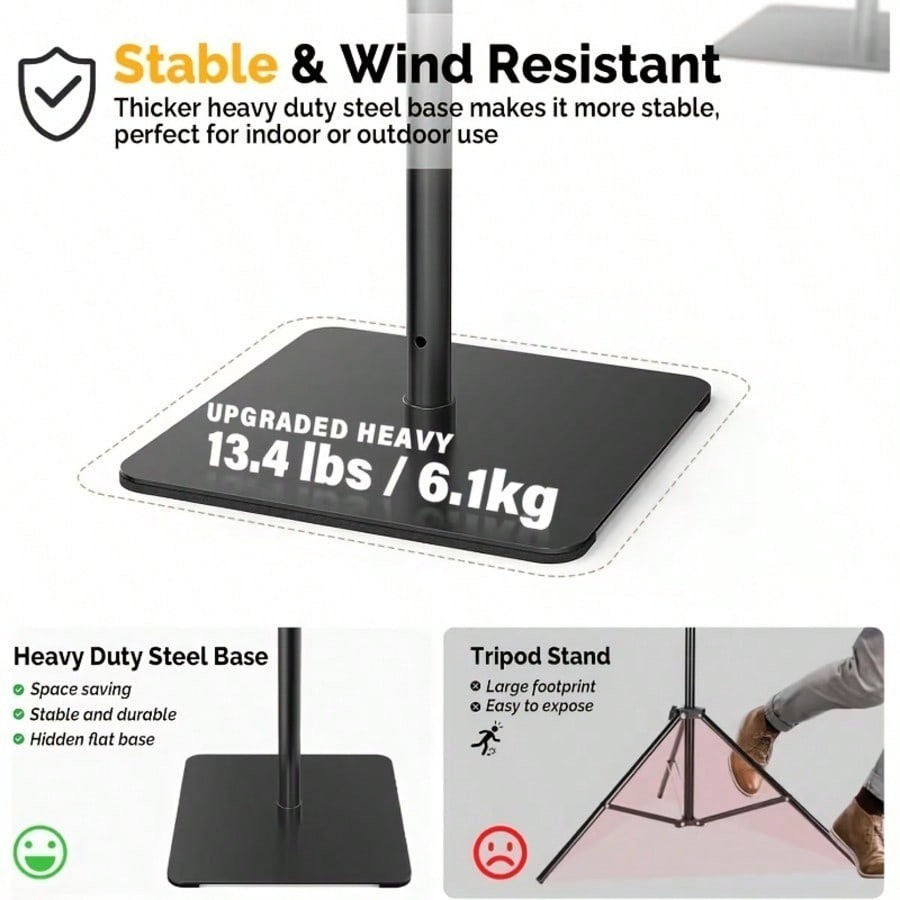 Adjustable Metal Backdrop Stand Kit 8.5ft x10ft Photo Background Support